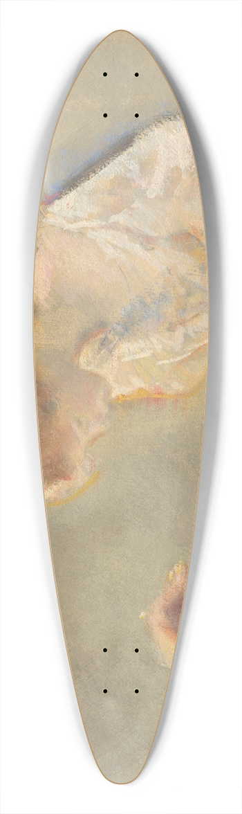 Charles Sims - Child Worship 39.3 inch art pintail longboard deck