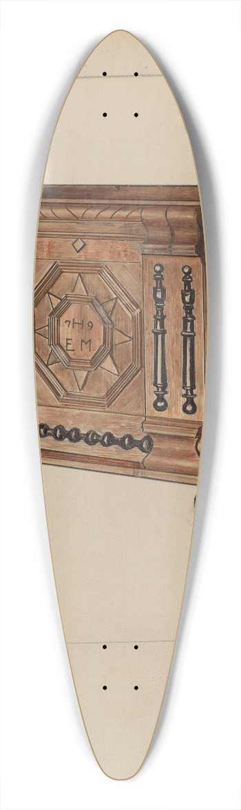 Charles Squires - Cabinet for Storage 39.3 inch art pintail longboard deck