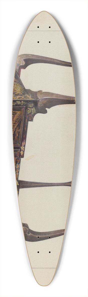 Charles Squires - Lowboy 39.3 inch art pintail longboard deck
