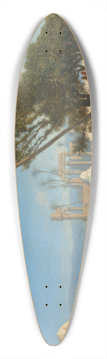 Charles Thodore Frre - HalteDans Le Dsert 39.3 inch art pintail longboard deck