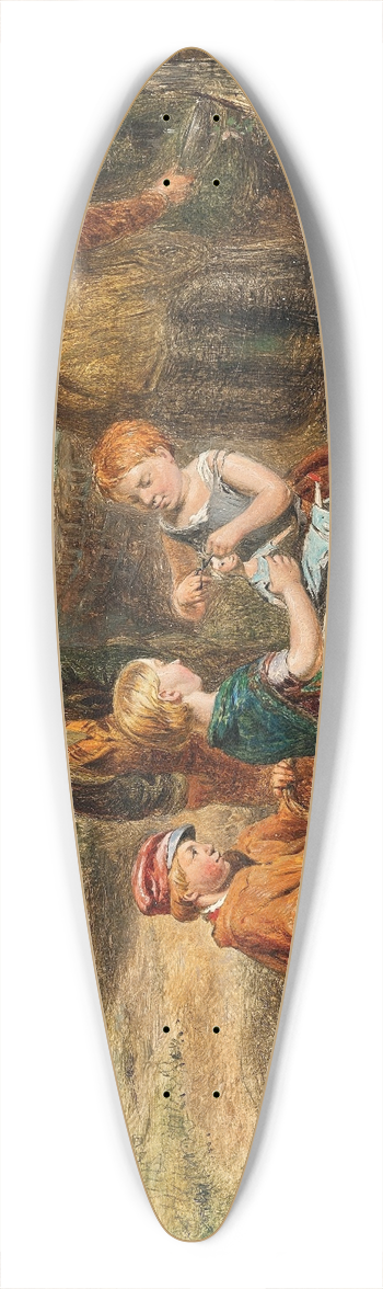 Charles Thomas Bale - Puppets 39.3 inch art pintail longboard deck