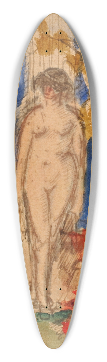 Charles Walter Stetson - Dancer Resting 39.3 inch art pintail longboard deck