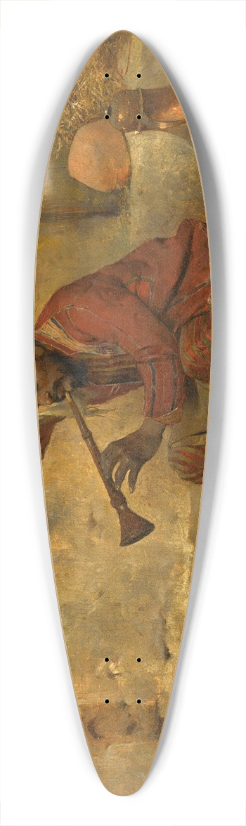 Charles Wilda - The snake charmer 39.3 inch art pintail longboard deck