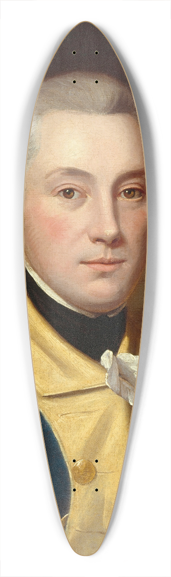 Charles Willson Peale - General William North 39.3 inch art pintail longboard deck