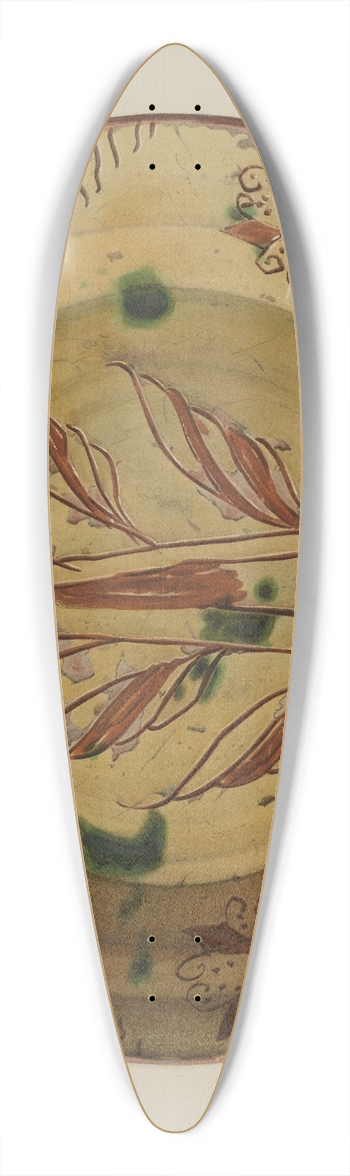 Charlotte Angus - Dish 39.3 inch art pintail longboard deck