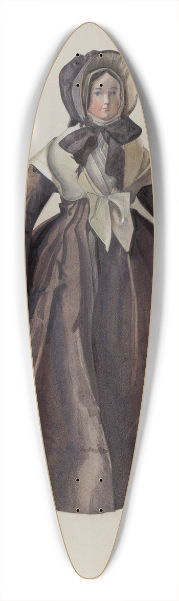 Charlotte Angus - Quaker Costume Doll 39.3 inch art pintail longboard deck