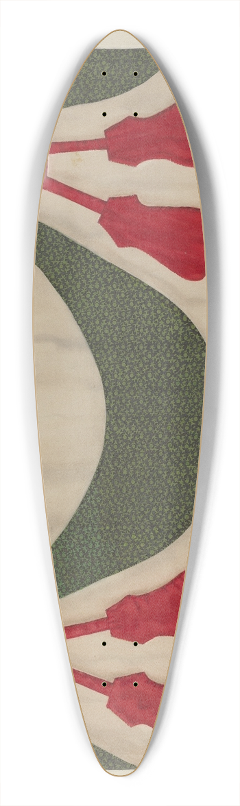 Charlotte Angus - Valance for Tester 39.3 inch art pintail longboard deck