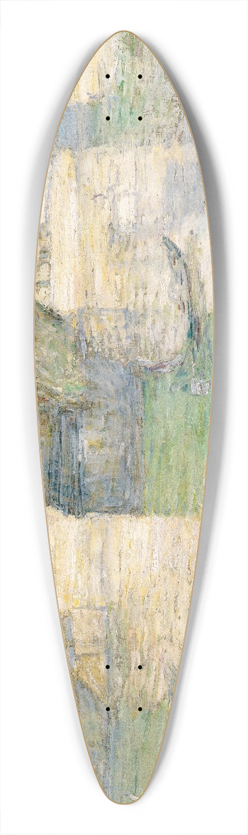 Childe Hassam - Ponte Santa Trinit 39.3 inch art pintail longboard deck