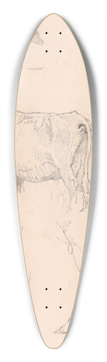 Christen Kbke - Ker 39.3 inch art pintail longboard deck