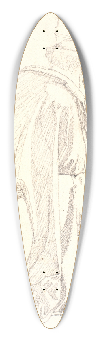 Christen Kbke - Nikodemus 39.3 inch art pintail longboard deck