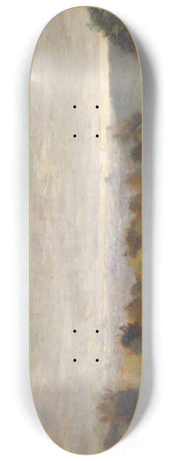 Jean-Baptiste-Camille Corot - Les Hauteurs De Svres, Parisen Arriere-Plan 8.25 inch art skate deck