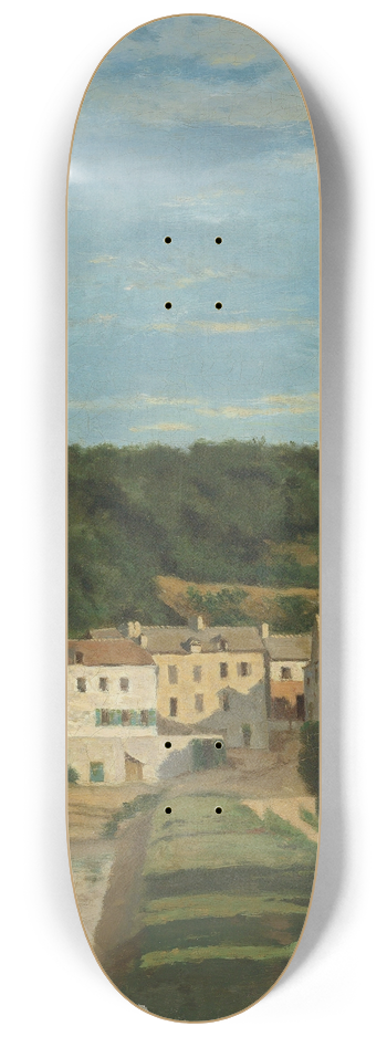 Jean-Baptiste-Camille Corot - Les Maisons Cabassud  Ville Davray 8.25 inch art skate deck