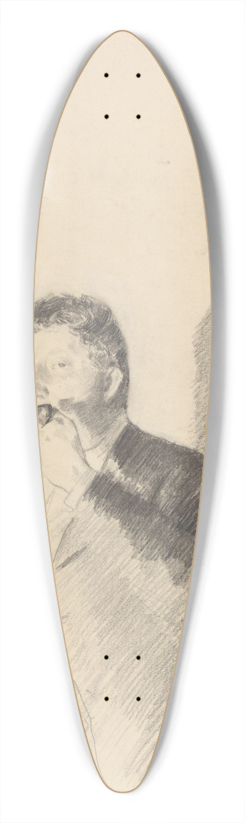 Christian Krohg - Axel Ender 39.3 inch art pintail longboard deck