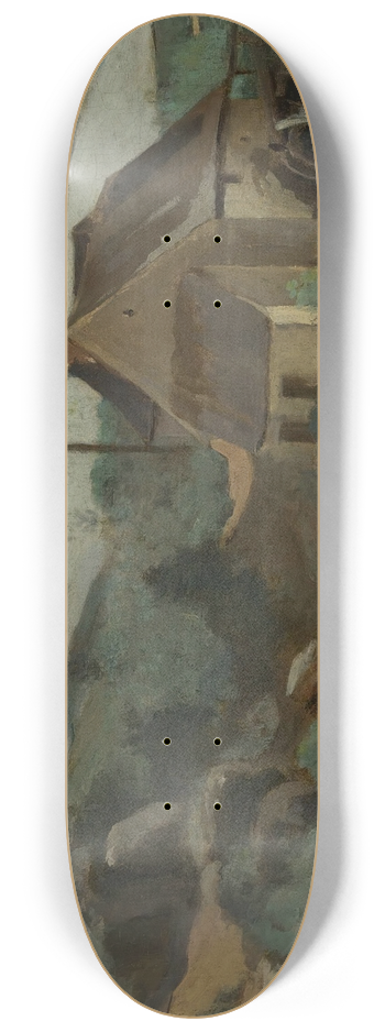 Jean-Baptiste-Camille Corot - Morvan, Petit Moulin 8.25 inch art skate deck