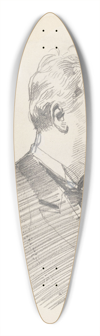 Christian Krohg - Johan Svendsen 39.3 inch art pintail longboard deck