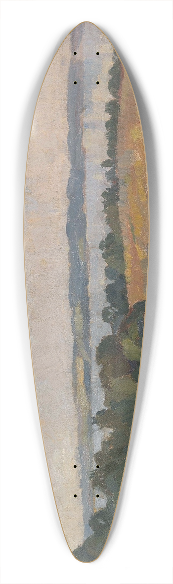 Christian Landenberger - Herbststimmung am Untersee (Bodensee) 39.3 inch art pintail longboard deck