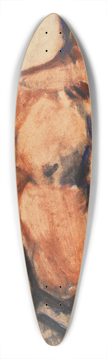 Christian Rohlfs - Arbeiter mit nacktem Oberkrper 39.3 inch art pintail longboard deck