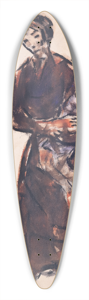 Christian Rohlfs - Poverty 39.3 inch art pintail longboard deck