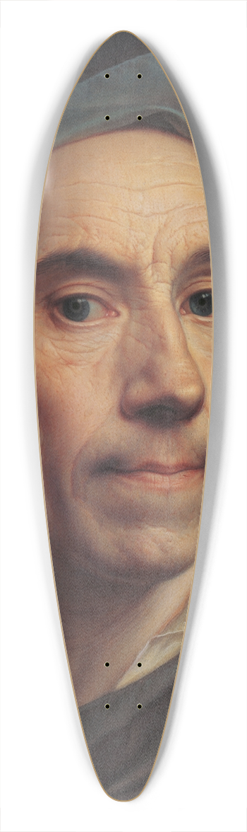 Christian Seybold - Self-Portrait 39.3 inch art pintail longboard deck