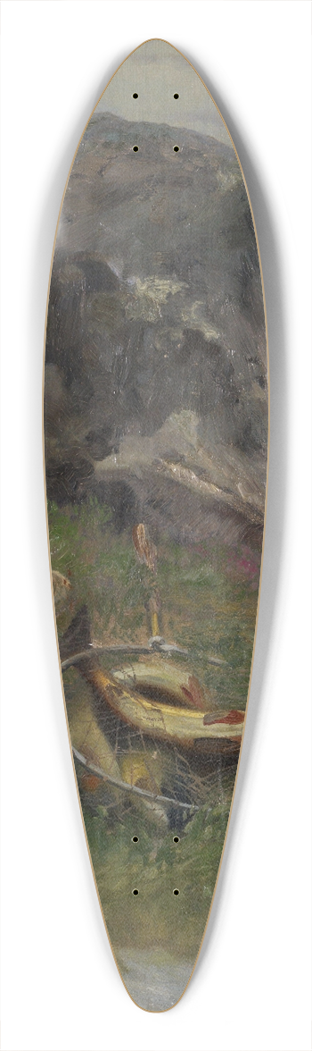 Christian Skredsvig - Untitled 39.3 inch art pintail longboard deck