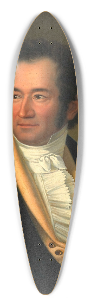 Christoph Frank - Herrenbildnis 39.3 inch art pintail longboard deck