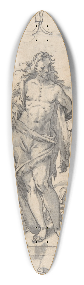 Christoph Murer - Study for a Stained Glass Window 39.3 inch art pintail longboard deck