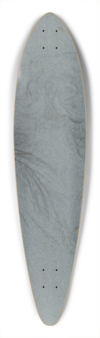 Ciro Ferri - Head of a Bearded Man Looking to Upper Right 39.3 inch art pintail longboard deck