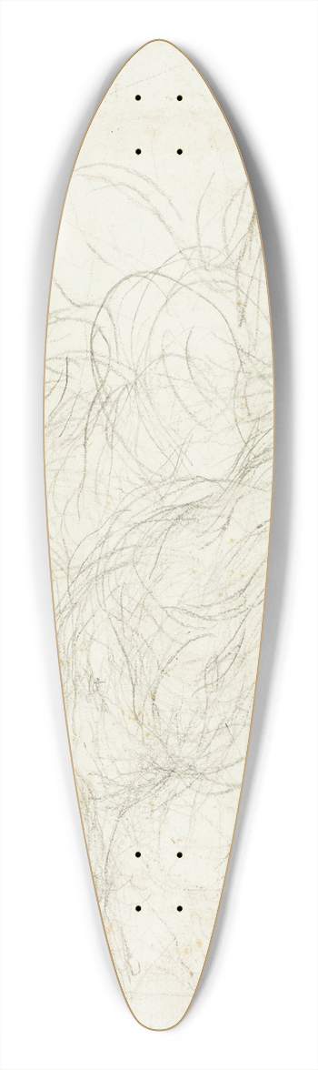 Ciro Ferri - Nymph and Satyr 39.3 inch art pintail longboard deck