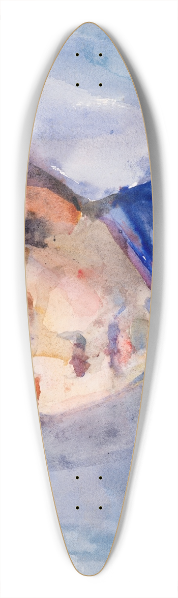 Clare Marsh - Head of a Young Boy perhaps in Uniform 39.3 inch art pintail longboard deck