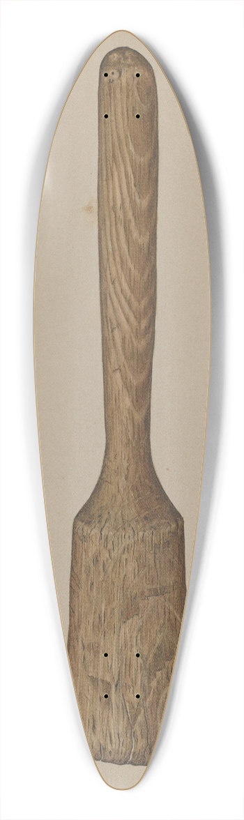 Clarence W. Dawson - Potato Masher 39.3 inch art pintail longboard deck