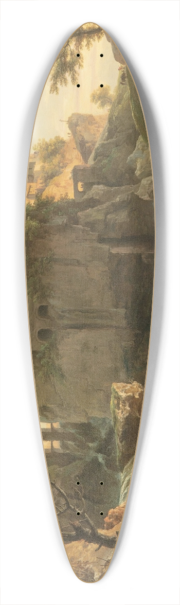 Claude-Joseph Vernet - View OfTivoli 39.3 inch art pintail longboard deck