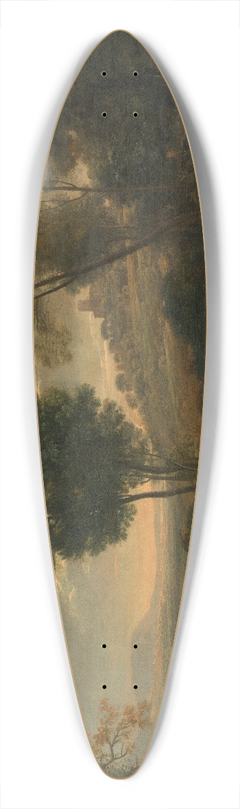 Claude Lorrain - Sunrise 39.3 inch art pintail longboard deck