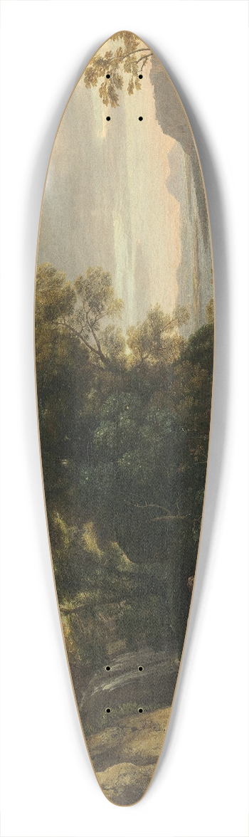 Claude Lorrain - The Judgment of Paris 39.3 inch art pintail longboard deck