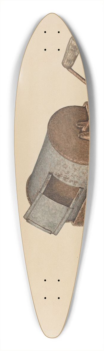 Claude Marshall - Coffee Roaster 39.3 inch art pintail longboard deck