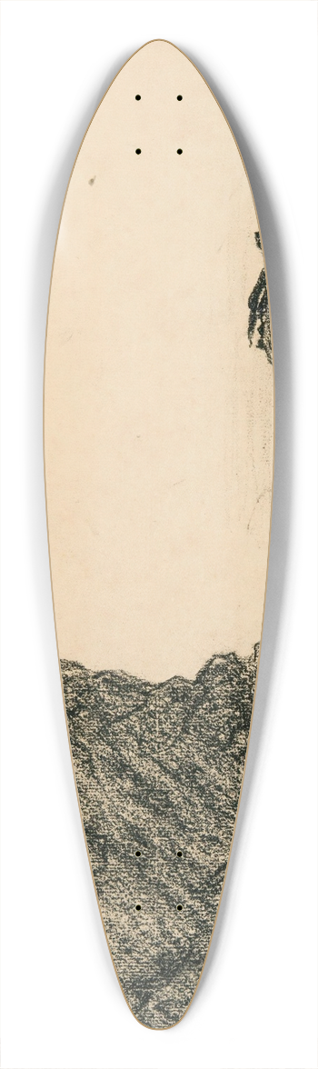 Claude Monet - Barque choue Prs De Sainte-Adresse 39.3 inch art pintail longboard deck