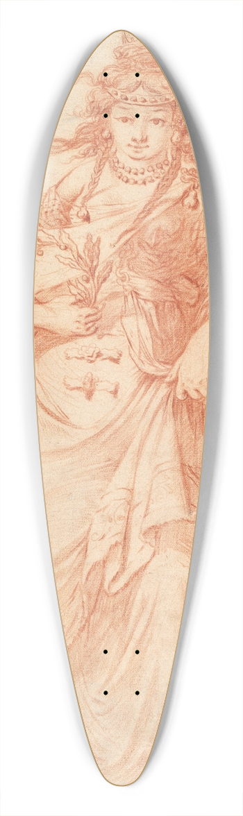 Claude Vignon - Cleopatra 39.3 inch art pintail longboard deck