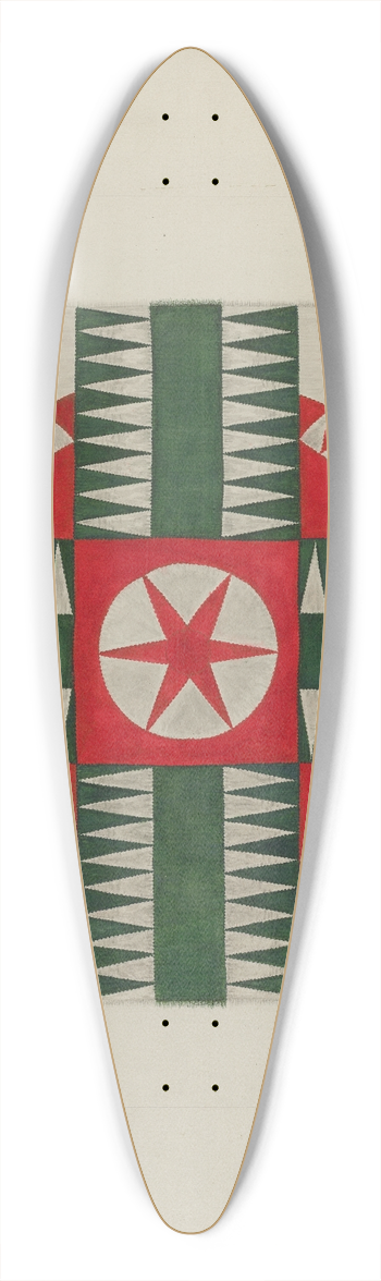 Clyde L. Cheney - Quilt 39.3 inch art pintail longboard deck