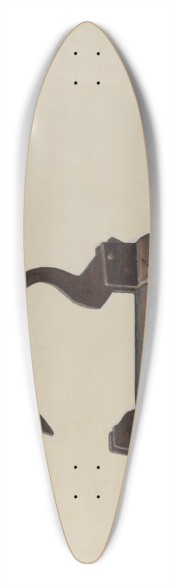 C. Milford Lee - Barrel Lock 39.3 inch art pintail longboard deck