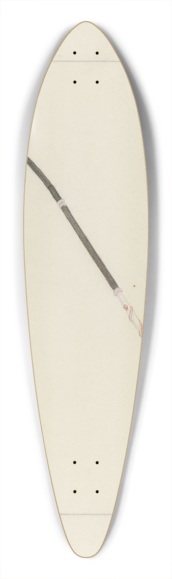 Columbus Simpson - Carriage Whip 39.3 inch art pintail longboard deck