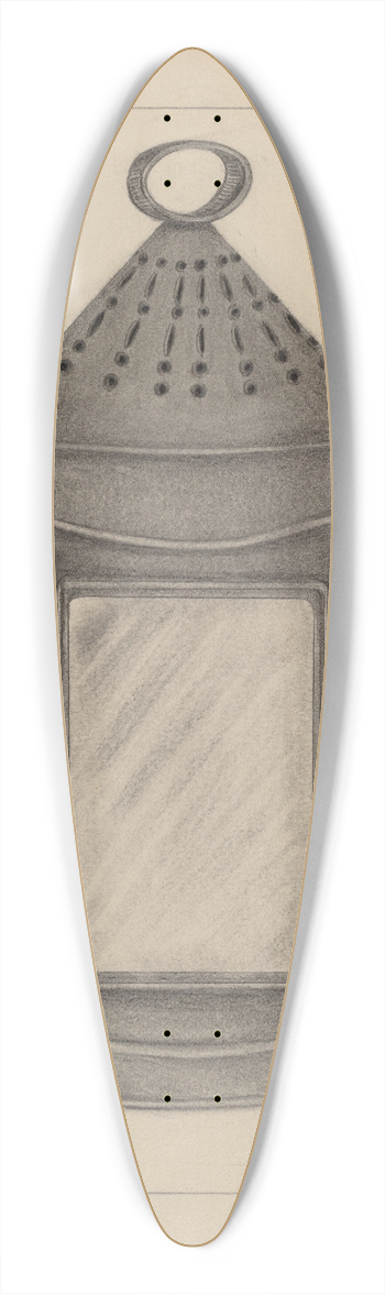 Columbus Simpson - Lantern 39.3 inch art pintail longboard deck