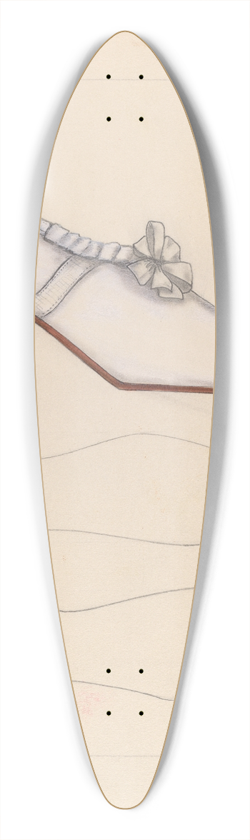 Columbus Simpson - Womans Shoe 39.3 inch art pintail longboard deck