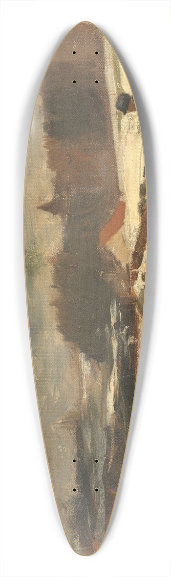 Constantin Meunier - Pupil in the Snow 39.3 inch art pintail longboard deck