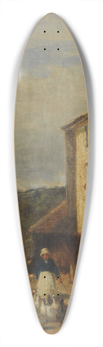 Constant Troyon - La gardeuse doies 39.3 inch art pintail longboard deck