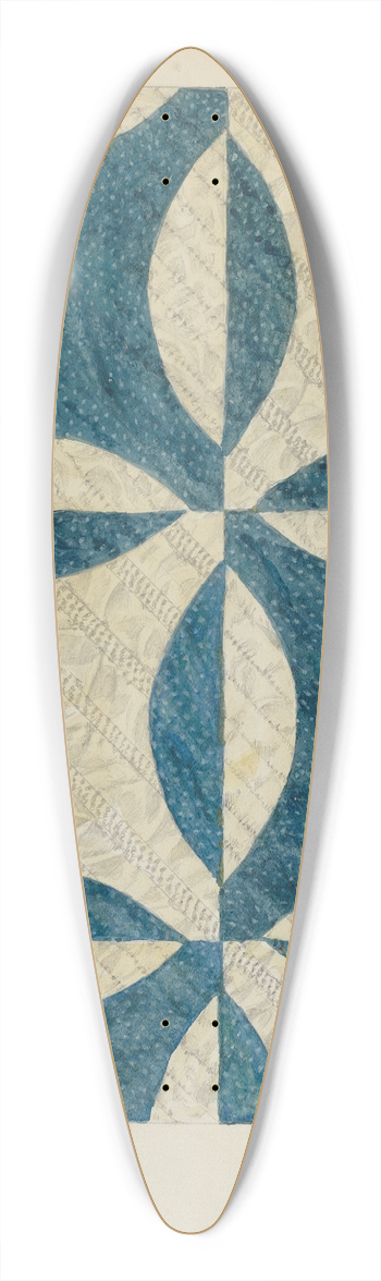 Cora Parker - Quilted and Pieced Coverlet 39.3 inch art pintail longboard deck
