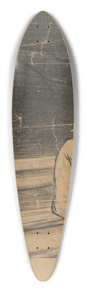 Cornelia Barns - Surplus 39.3 inch art pintail longboard deck