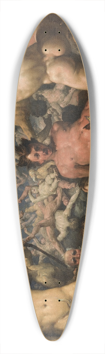 Cornelis Cornelisz Van Haarlem - The Fall of the Titans 39.3 inch art pintail longboard deck