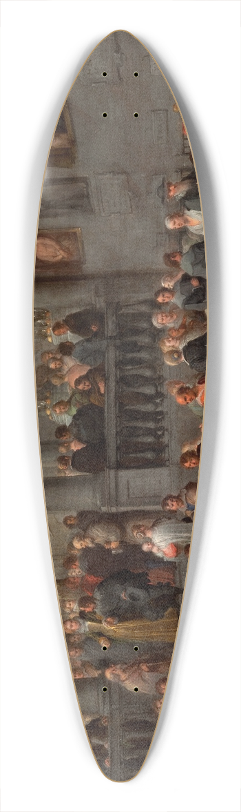 Cornelis De Wael - To Visit the Sick 39.3 inch art pintail longboard deck