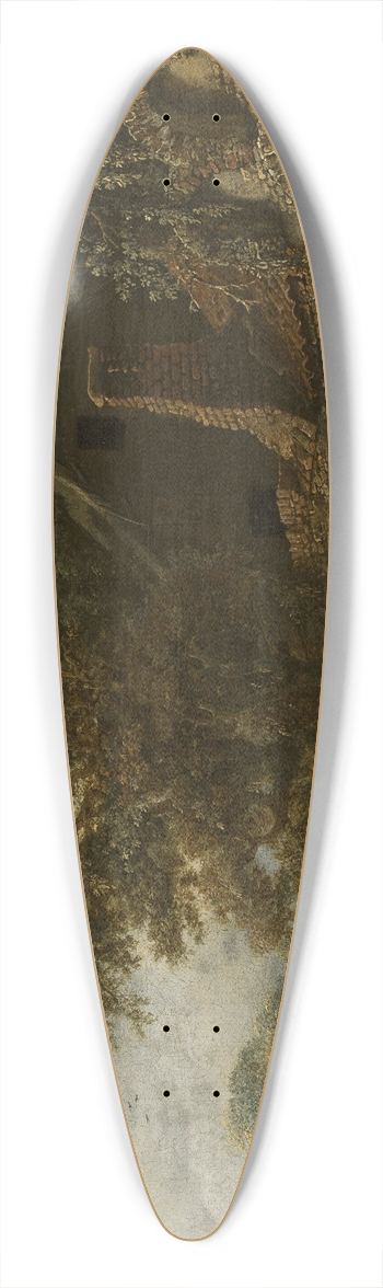 Cornelis Gerritsz Decker - Landscape with a mill 39.3 inch art pintail longboard deck