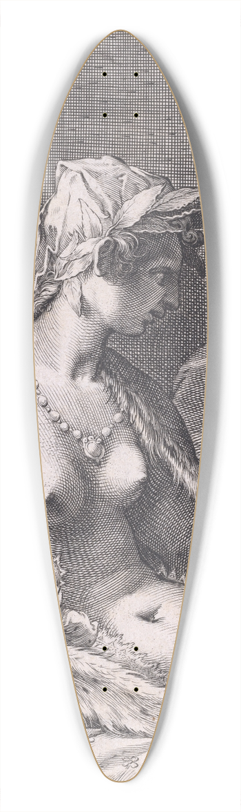 Cornelis Jacobsz Drebbel - Poetry 39.3 inch art pintail longboard deck