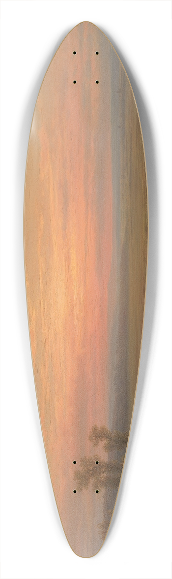 Cornelis Lieste - Heide bij avond 39.3 inch art pintail longboard deck